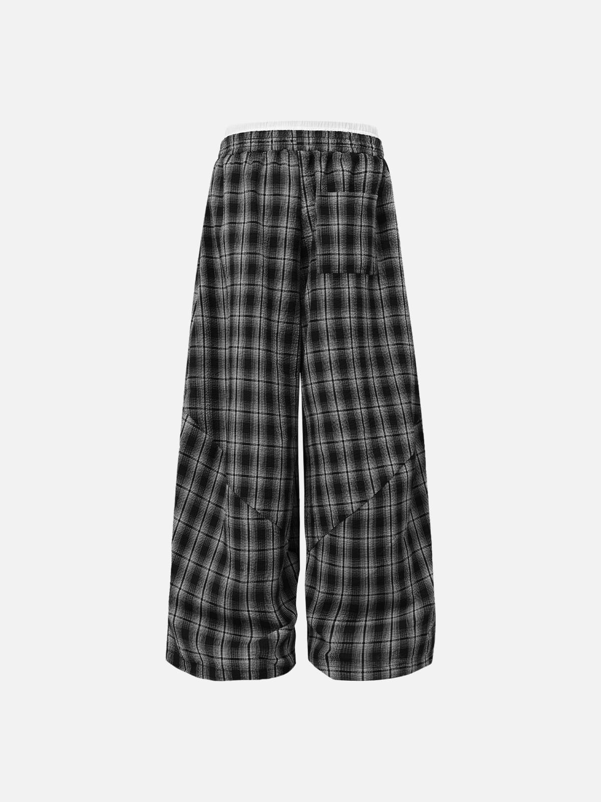 CloudCheck Baggy Plaid Pants