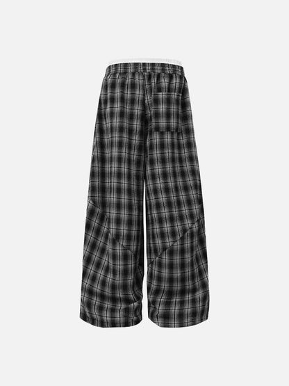 CloudCheck Baggy Plaid Pants