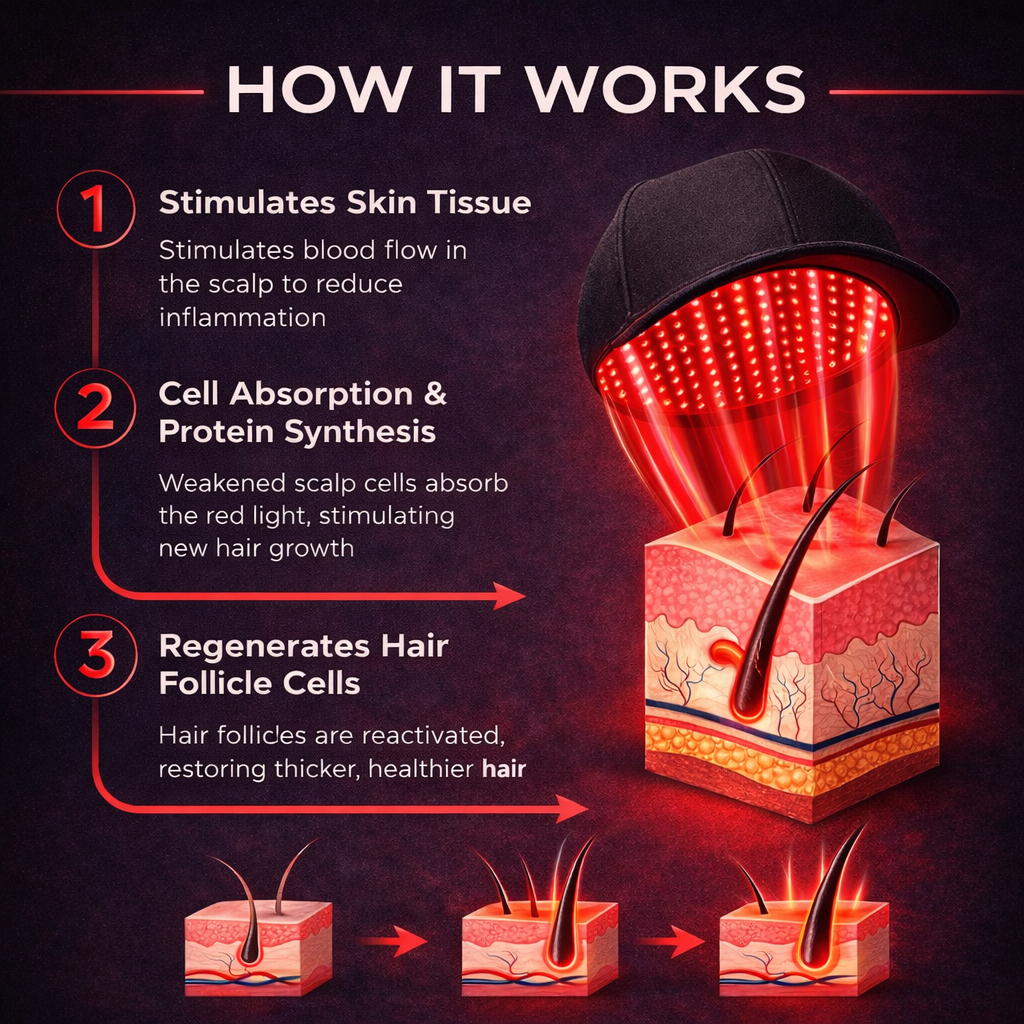 RESTORE 398 | Laser & LED Phototherapy Cap