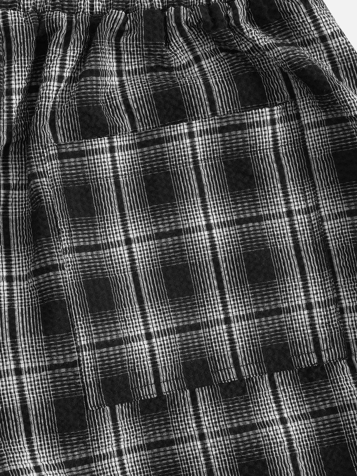 CloudCheck Baggy Plaid Pants