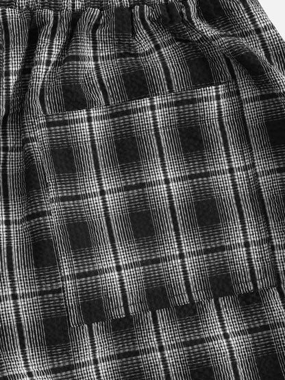 CloudCheck Baggy Plaid Pants
