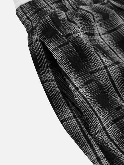 CloudCheck Baggy Plaid Pants