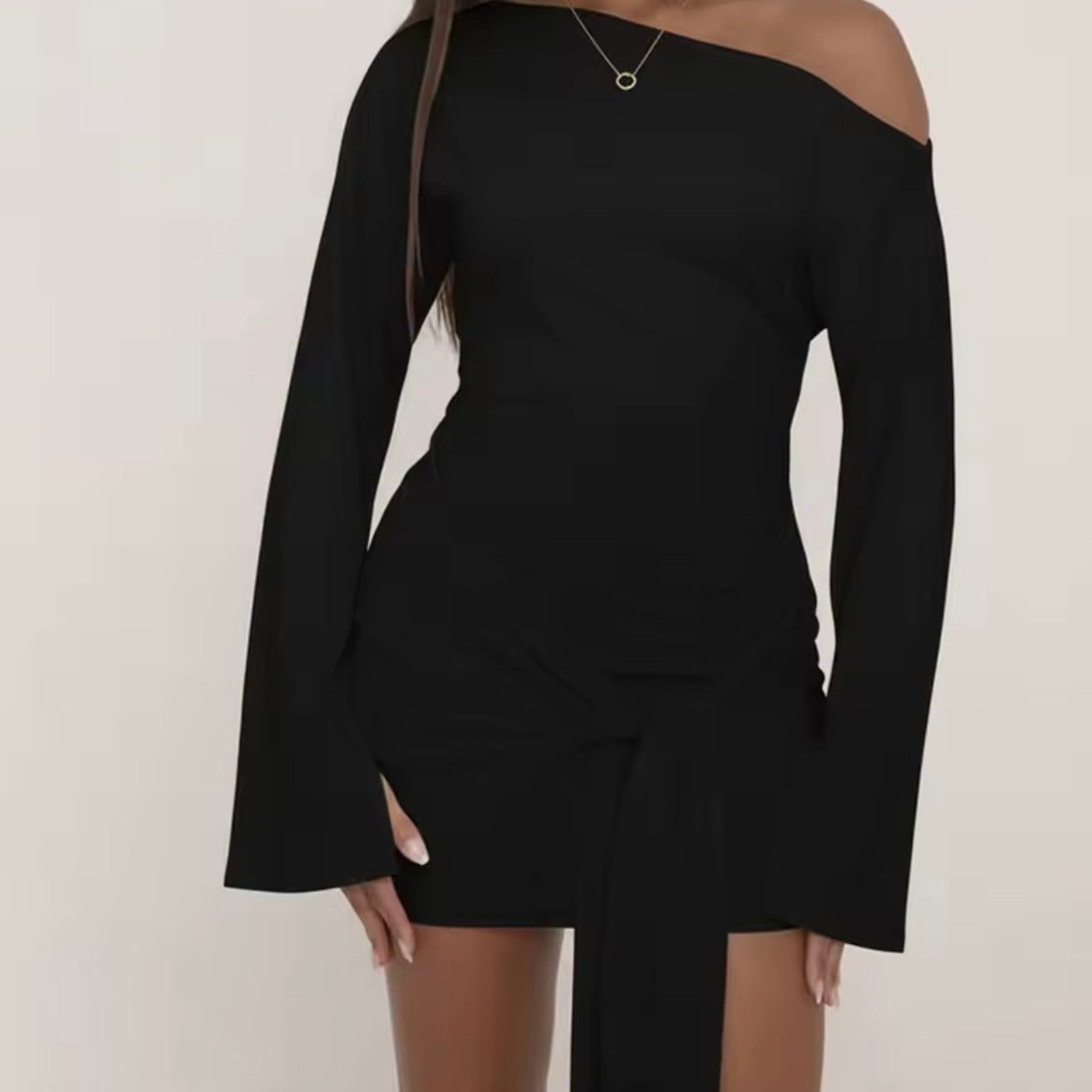 SOLÈNE™ One-Shoulder Dress