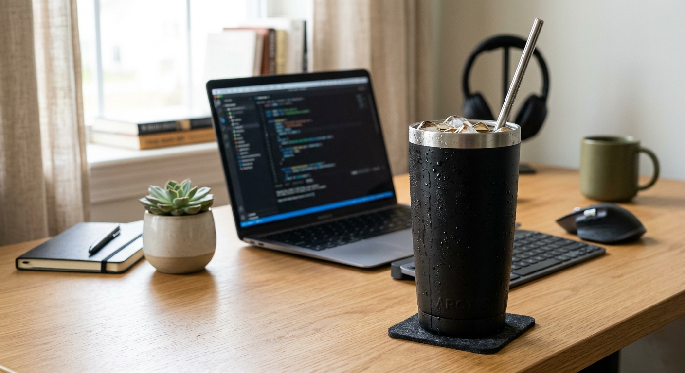 ChillSip Stainless Steel Straw Tumbler